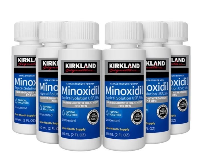Minoxidil 5% Extra Strength Men 6 Month Supply Hair Regrowth Solution