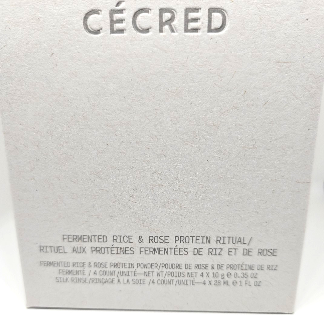 Cecred FERMENTED RICE & ROSE PROTEIN RITUAL Hair Treatment New in Box