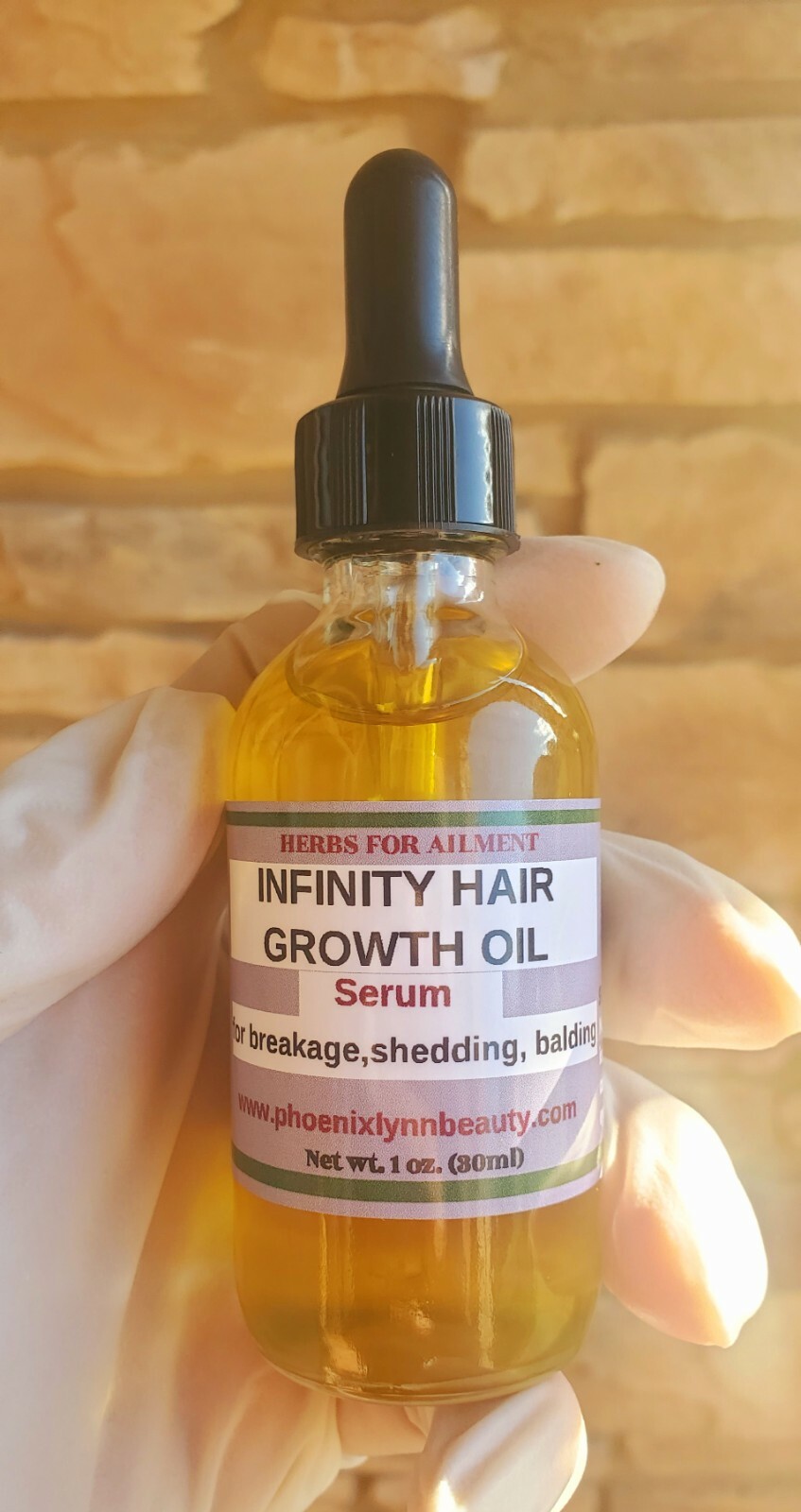 Hair Growth Oil Serum DHT-Alopecia-Thinning Hair-Balding (60ml) 2 oz.