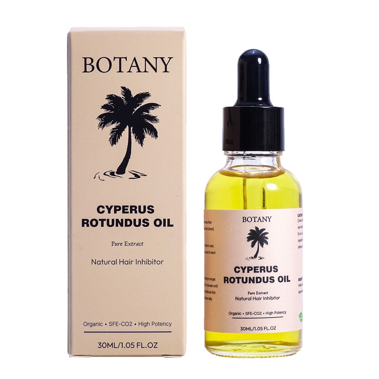 Cyperus Rotundus Oil 30 ml. Hair Inhibitor. Hair Retardant. Hair Removal.