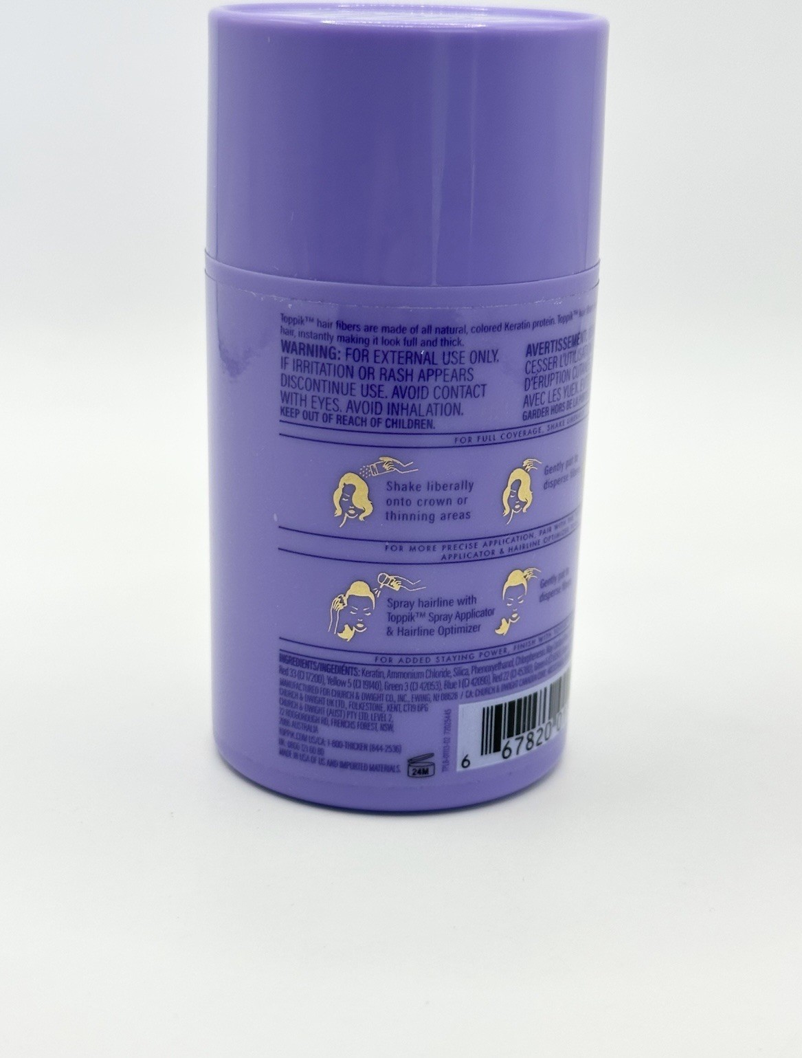 Toppik Hair Filler Medium Brown Volumizing Micro Fibers Fuller Thicker .42oz