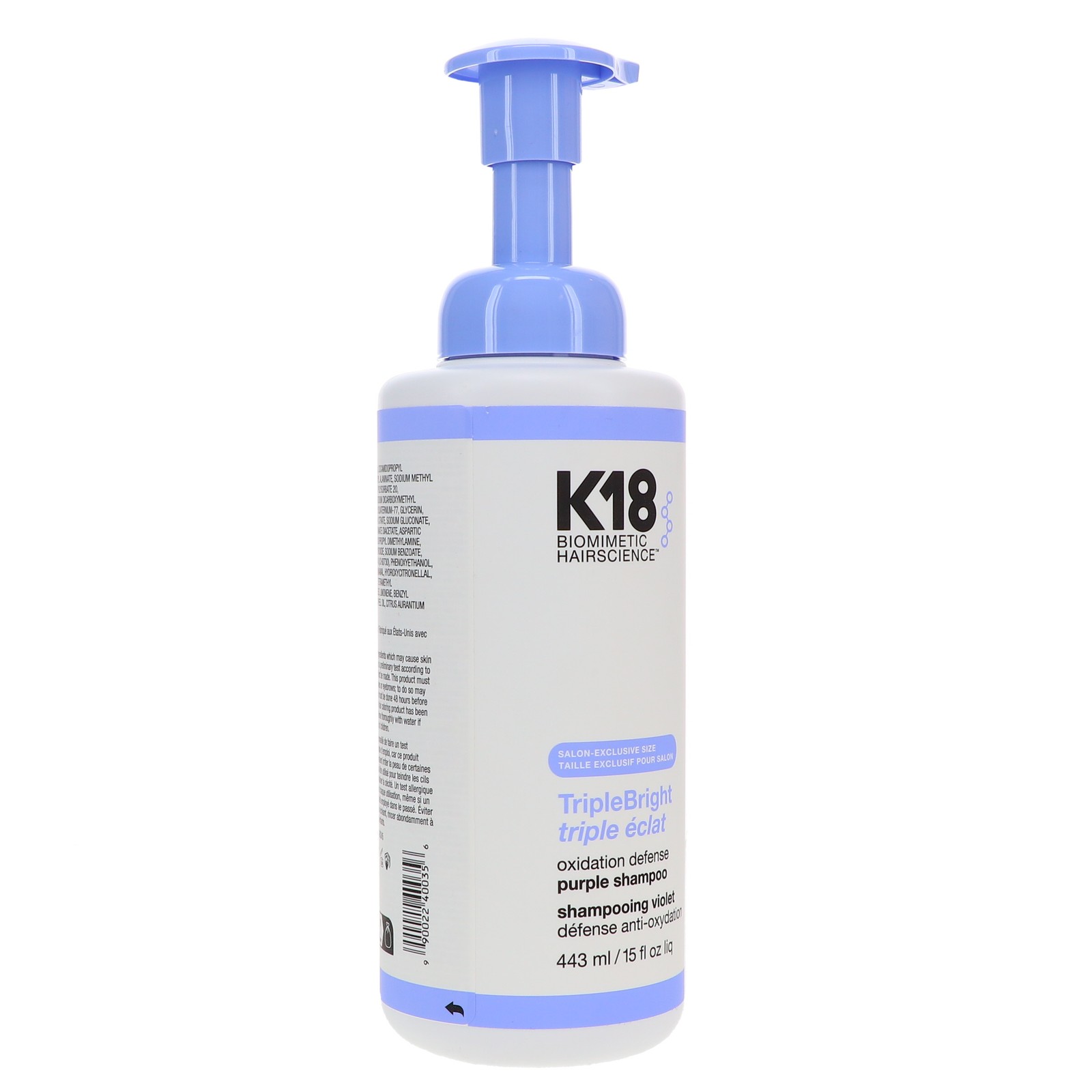 K18 TripleBright Oxidation Defense Purple Shampoo 15 oz