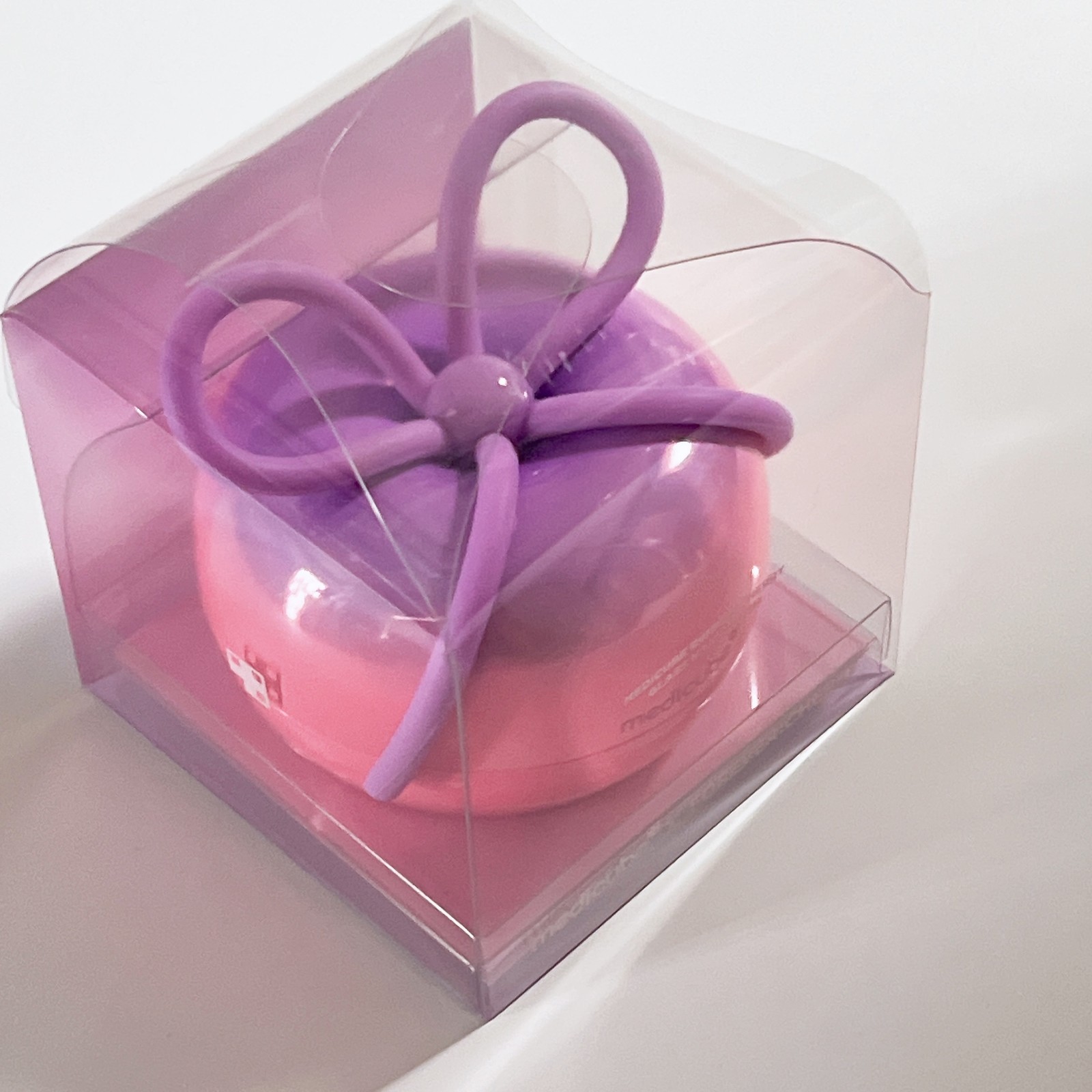 medicube x FOREVER CHERRY Ribbon Cherry Hair Brush VIOLET PINK Limited Edition