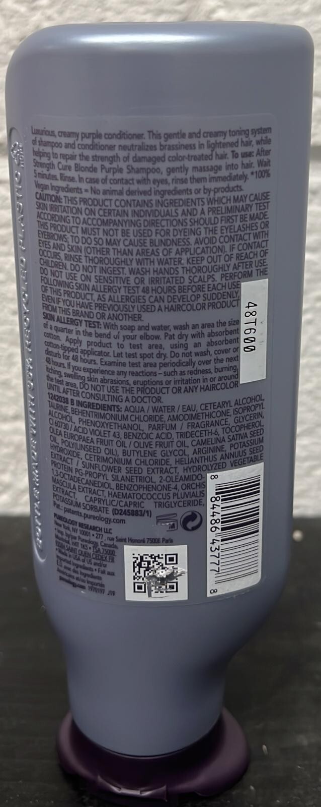 Pureology Strength Cure Blonde Purple Conditioner 9oz / 266ml (C9)