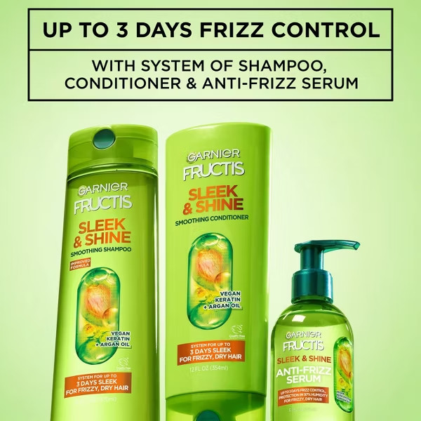 Garnier Fructis Sleek & Shine Anti-Frizz Serum 5.1 fl oz