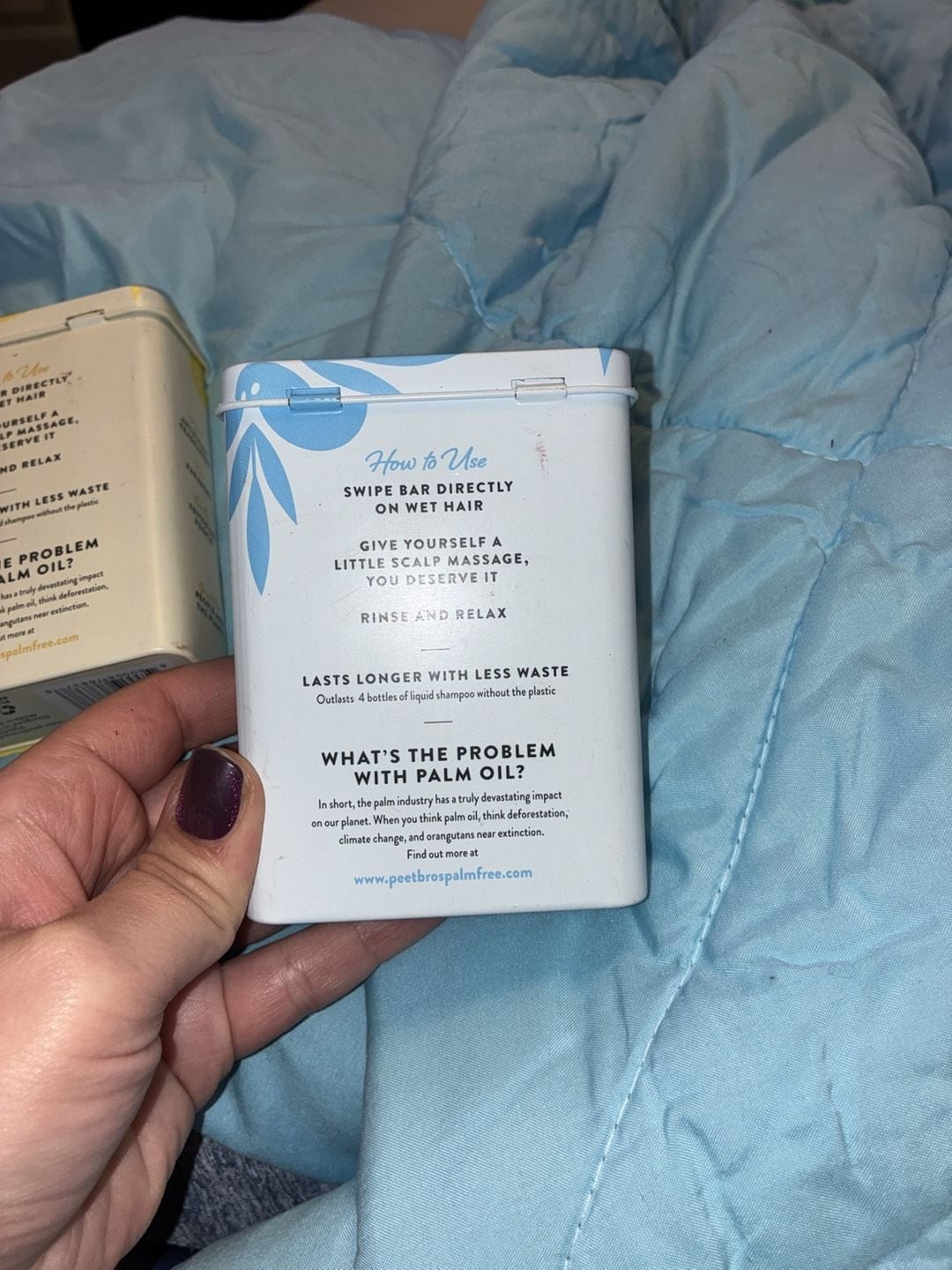 Peet Bros. Coconut Shampoo Bar Set (Lemon & Thyme and Peppermint)