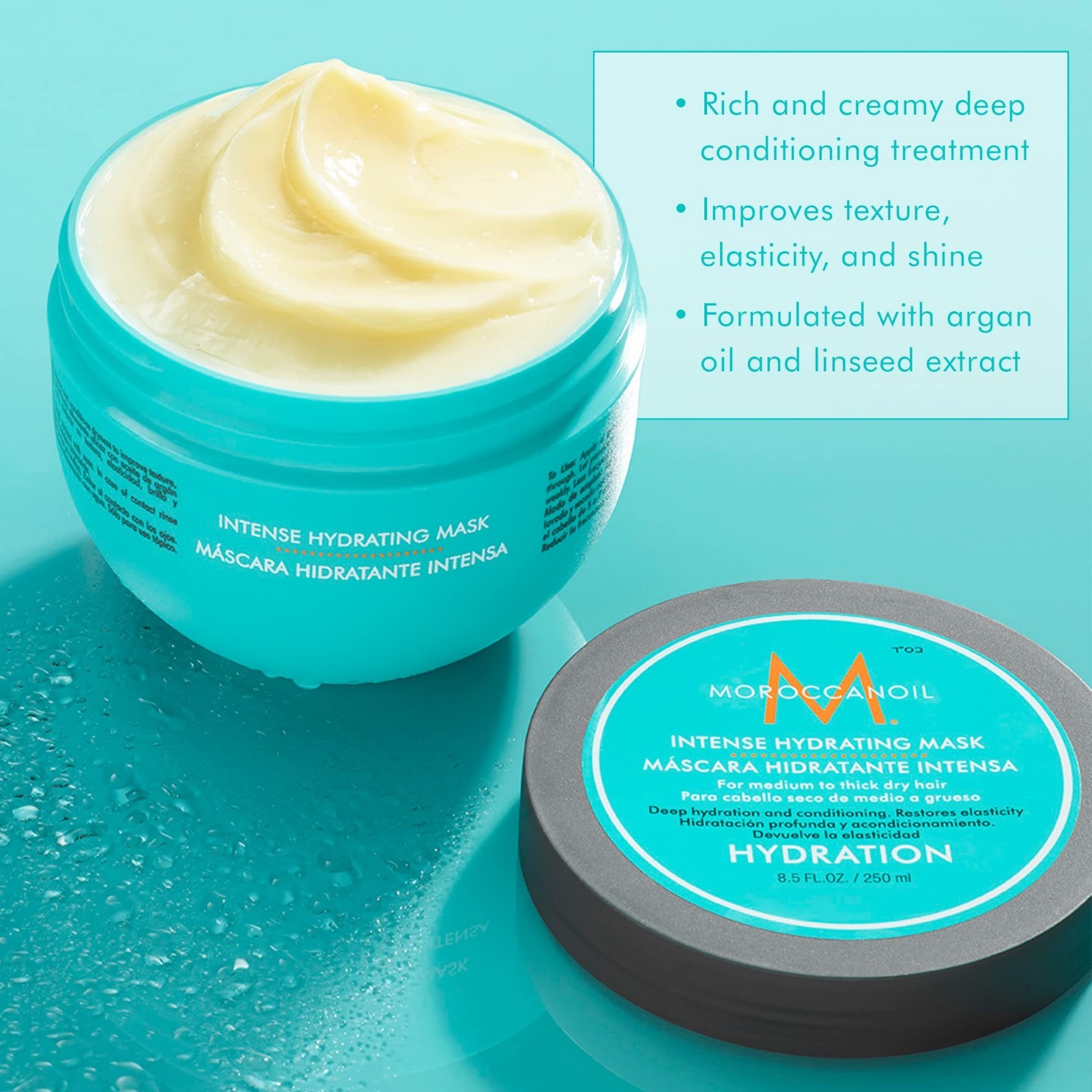 Intense Hydrating Hair Mask for Dry, Damaged Hair – Deep Conditioning Treatment