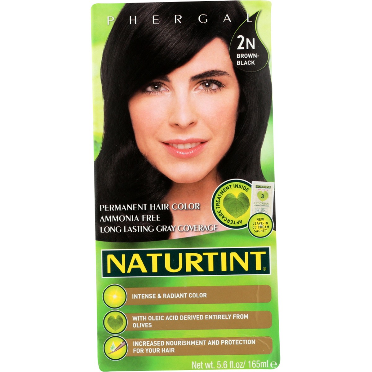 Naturtint Hair Color Permanent 2N Brown Black 165 Ml 28 Fl. Oz 1 Pack