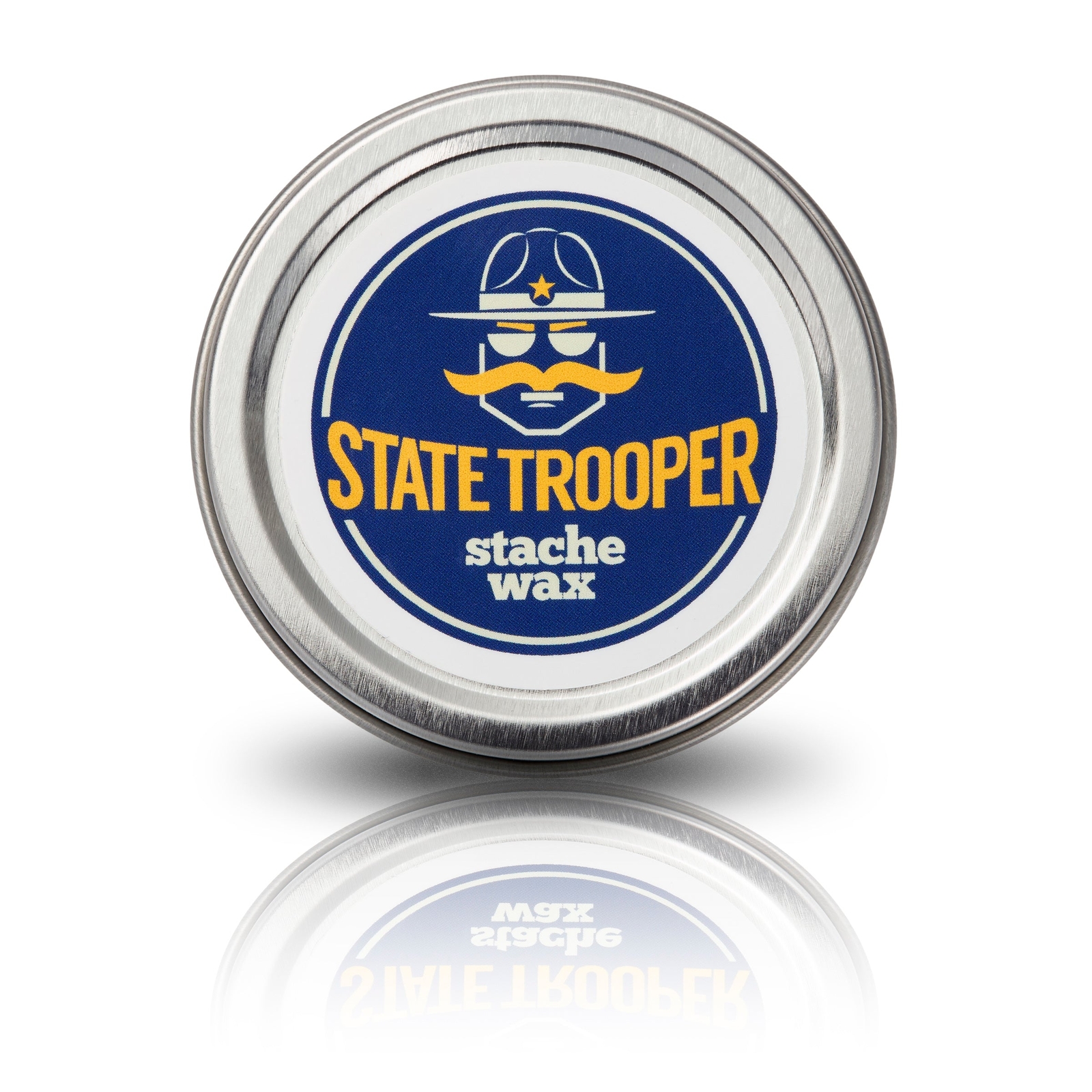 State Trooper Stache Wax – Mustache Wax Medium Hold with All Natural Ingredients