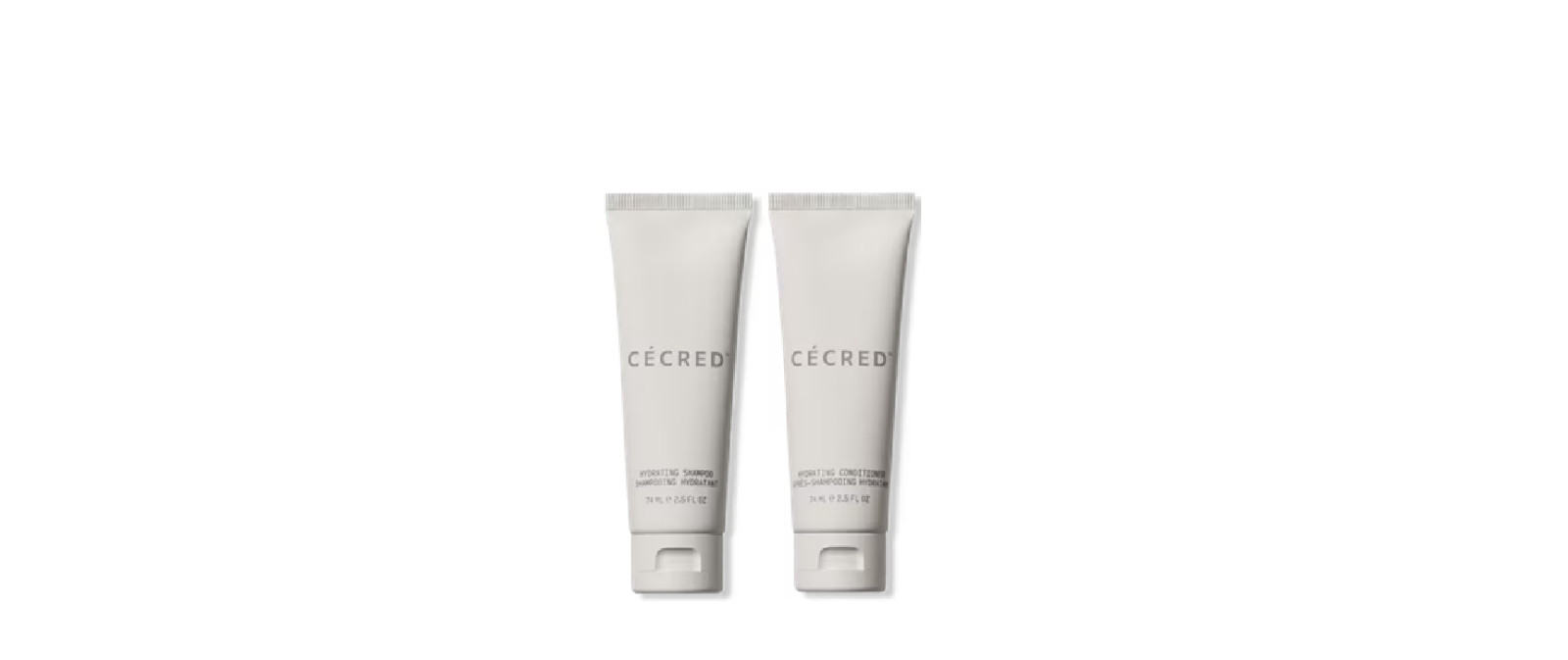 CÉCRED Hydrating Shampoo (2.5 oz) + Hydrating Conditioner (2.5 oz)