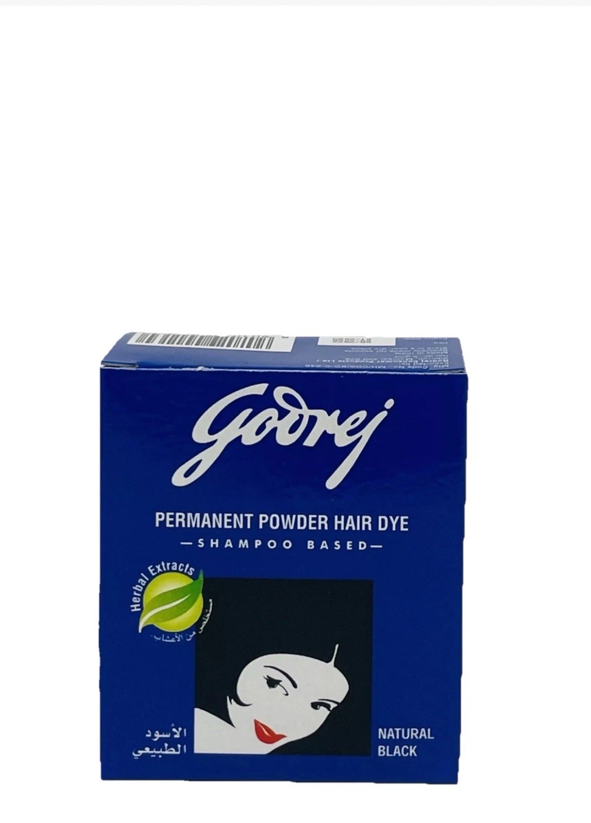 Godrej Permanent Powder Hair Dye Herbal Extracts Natural Black