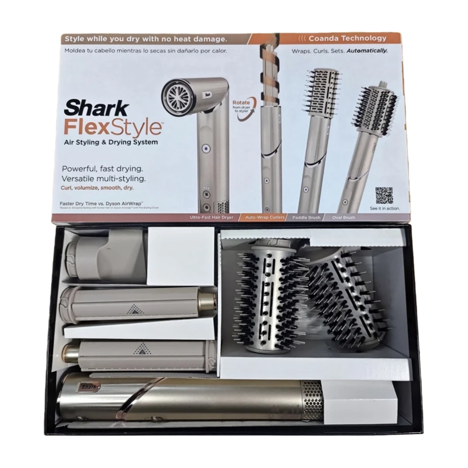 1300W Shark Flex Style Air Styling & Drying System – Stone (HD430) 120V,60HZ