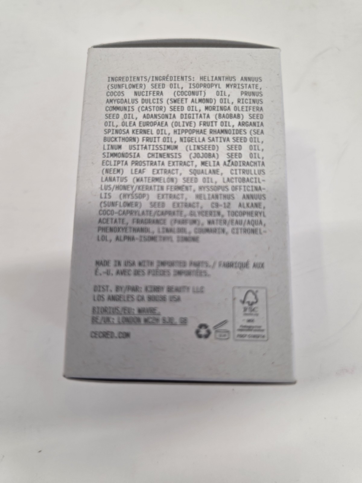 CÉCRED Nourishing Hair Oil 50 ml / 1.7 fl oz Oil D4250-01 UPC 850044935758