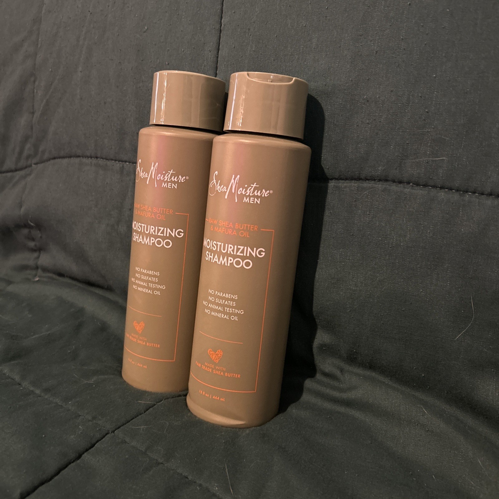 SheaMoisture Men Raw Shea Butter Mafura Oil Moisturizing Shampoo 15oz 2 NEW