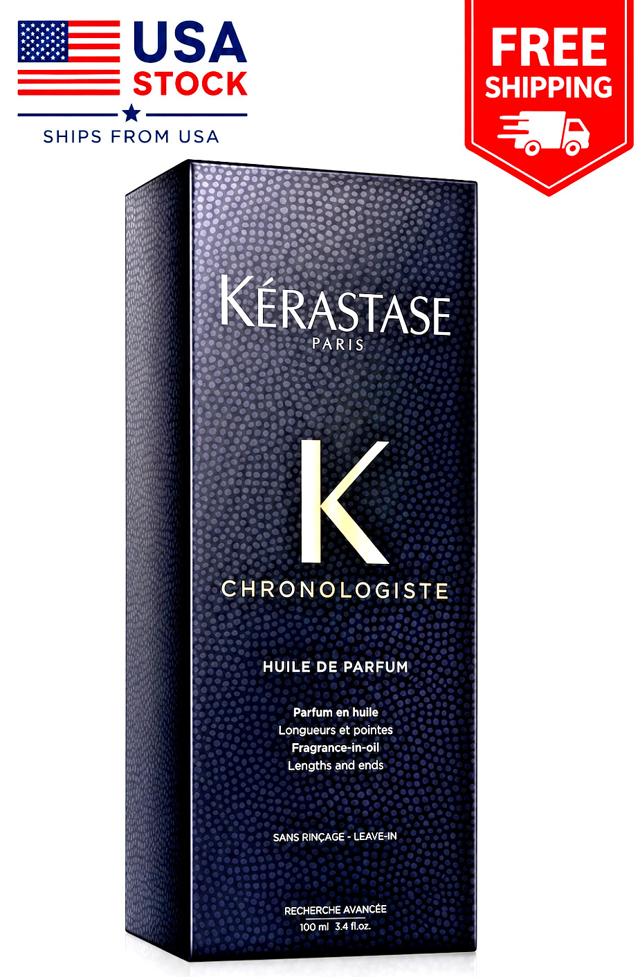 Kérastase Chronologiste Huile De Parfum Hair Oil 100ml 3.4 fl oz USA Stock