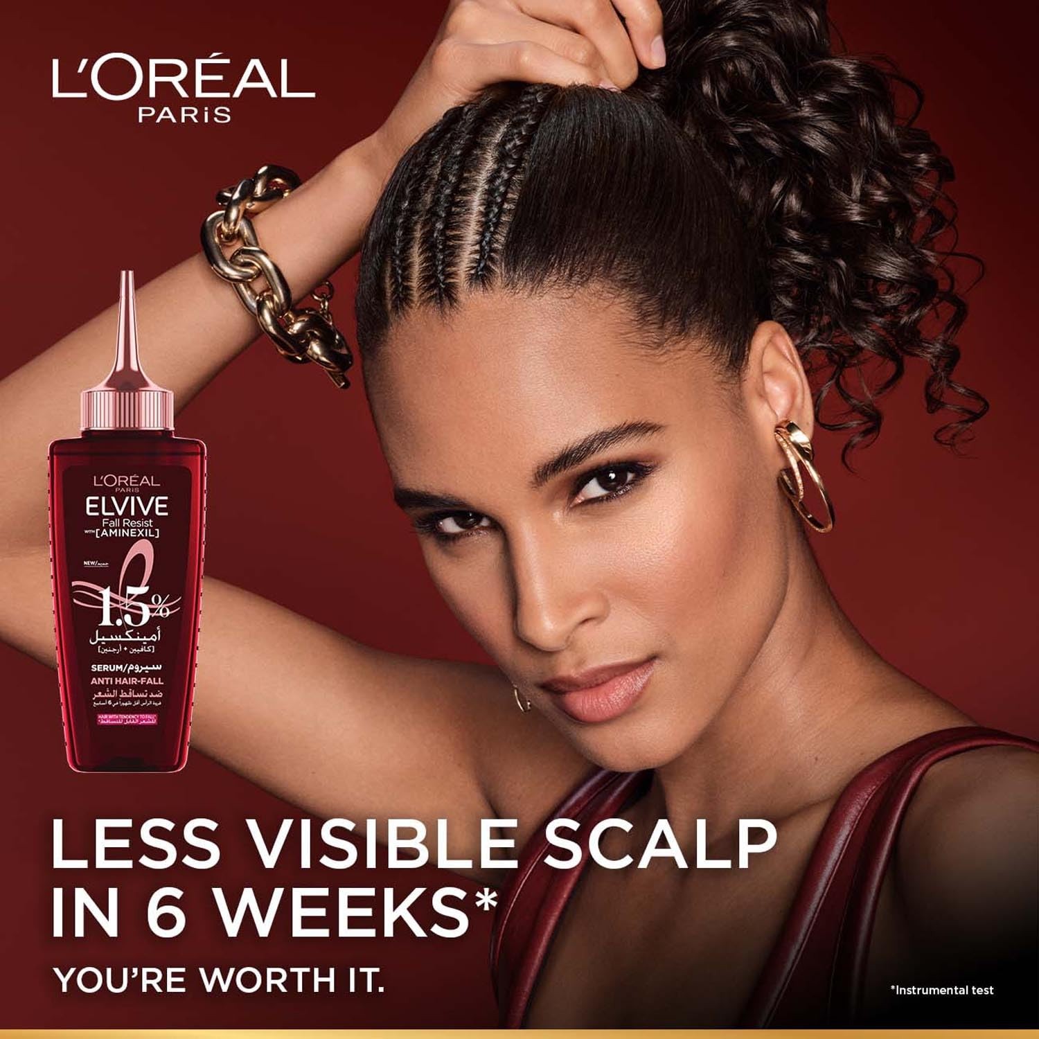 L’Oréal Fall Resist Serum 102Ml with Aminexil, Reduces Hair Fall | FREE SHIPPING