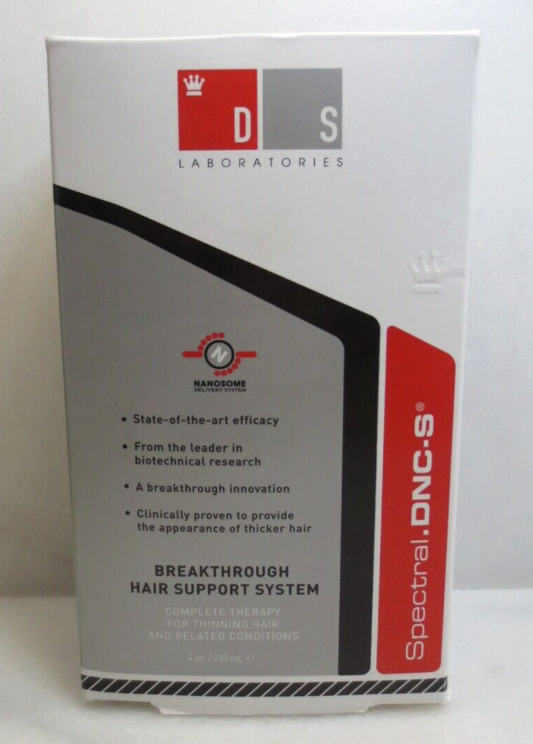 DS LABORATORIES BREAKTHROUGH HAIR SUPPORT SYSTEM FOR THINNING HAIR 4 OZ BOXED