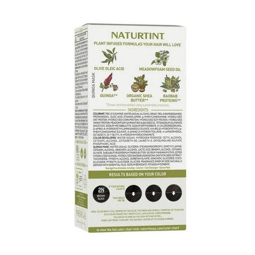Hair Color, 2n Black Brown Kit By Naturtint