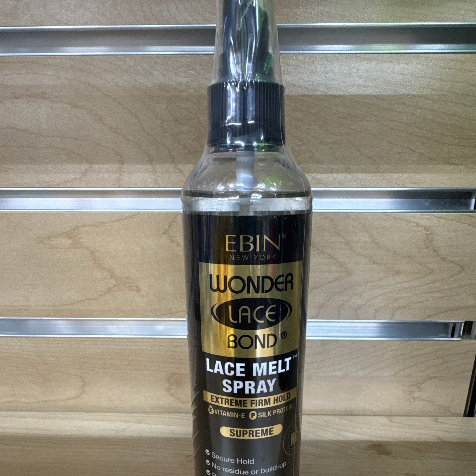 EBIN New York Wonder Lace Bond Lace Melt Spray Extreme Firm Hold Vitamin E