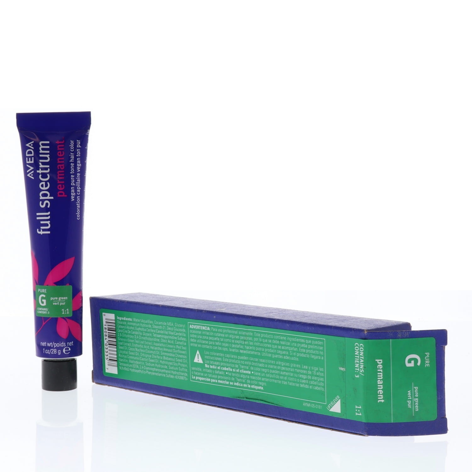 Aveda Full Spectrum Permanent Vegan Hair Color Pure Green 28g/1oz