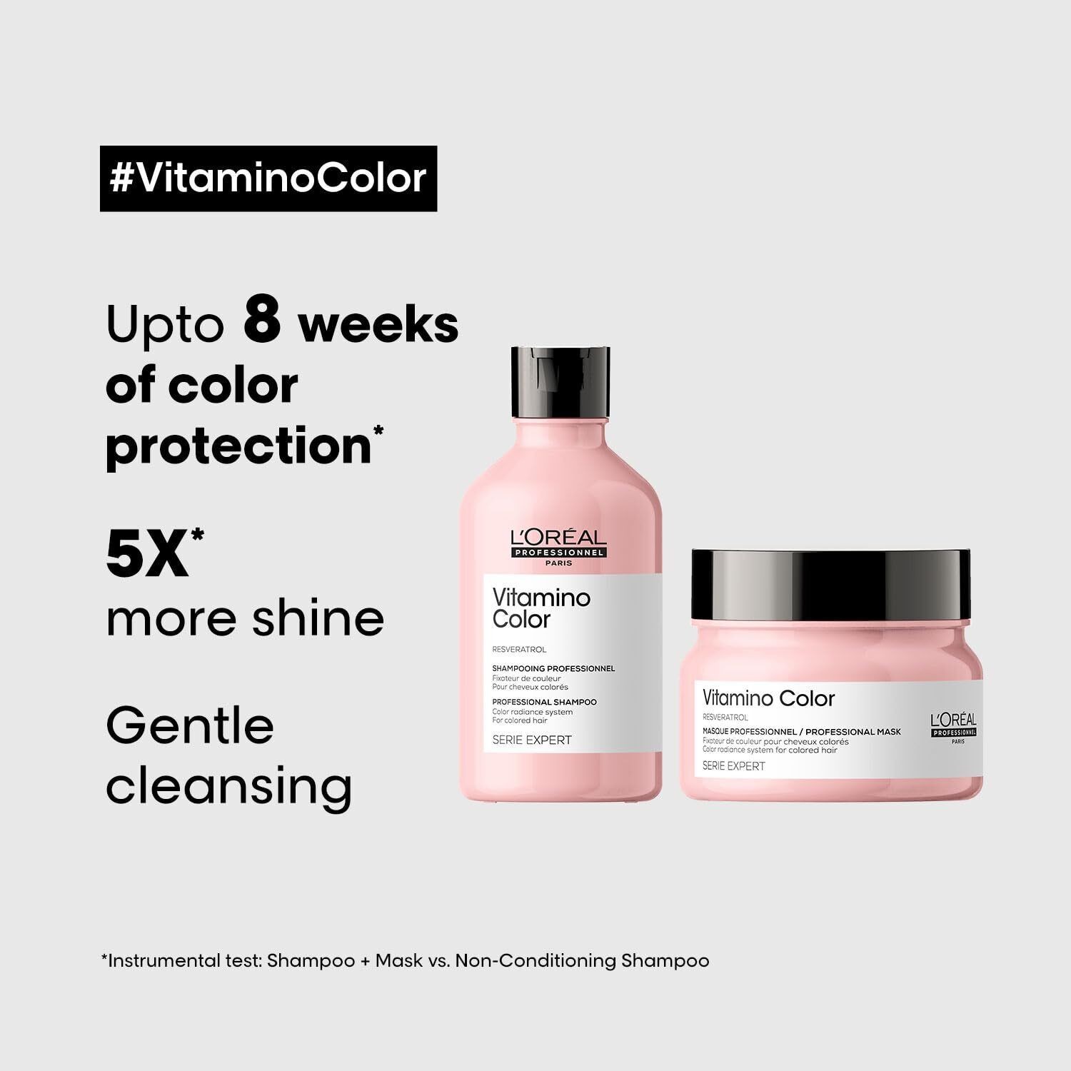 L’Oréal Professionnel Vitamino Color Shampoo 300ml & Hair Mask 250gm Combo Pack