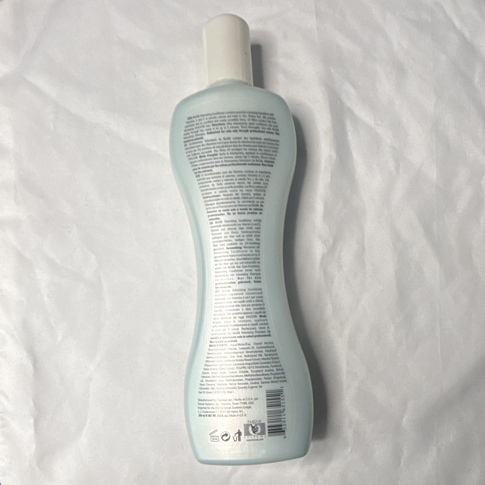 BioSilk Volumizing Conditioner Standard Size 12 fl oz (350ml)..NOT SEALED