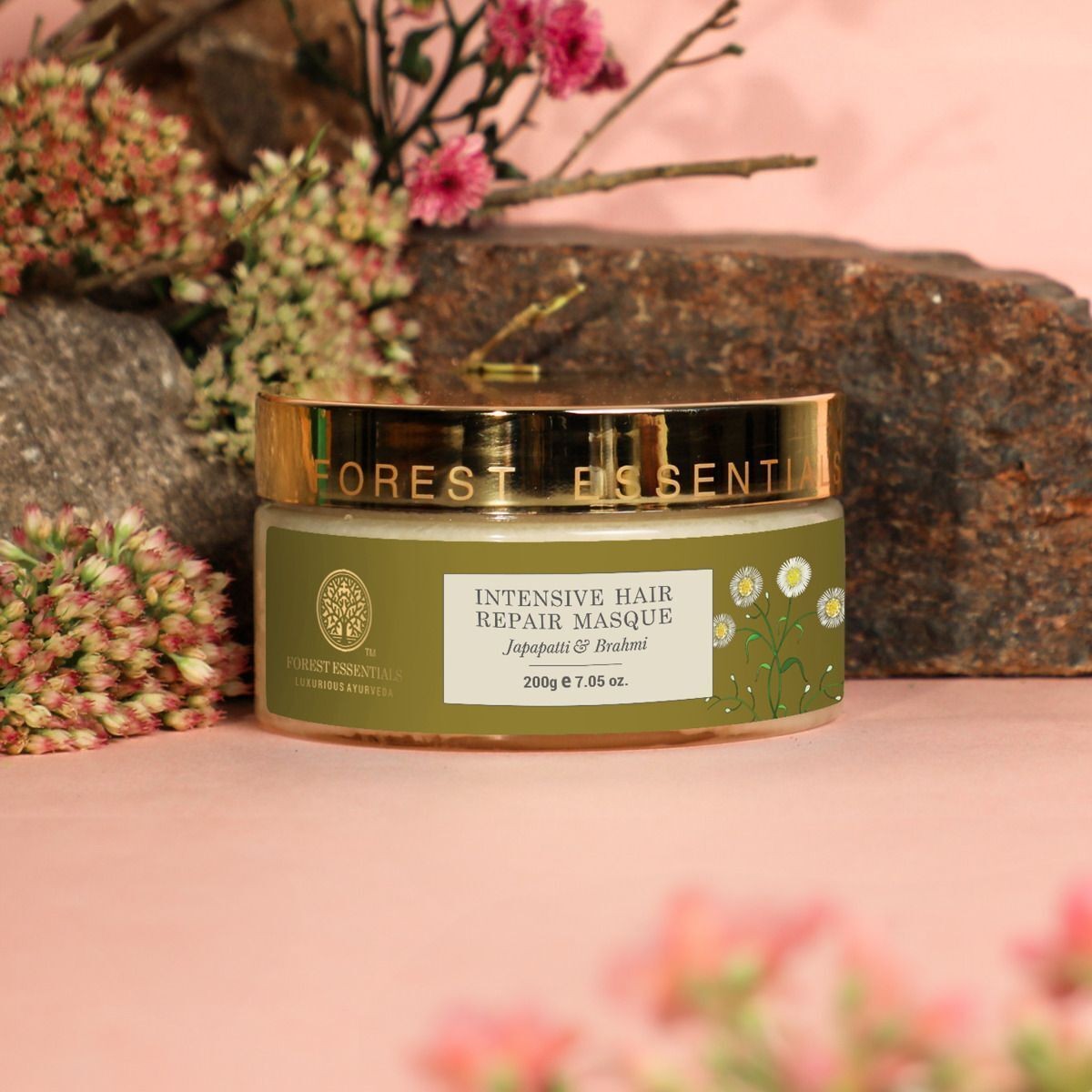Forest essentials Intensive Hair Repair Masque | Japapatti & Brahmi | Ceramides