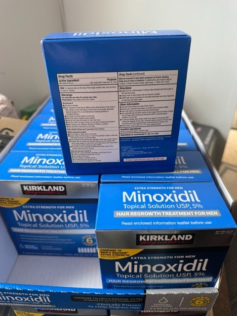 Kirkland Signature Minoxidil 5% Hair Regrowth Treatment for Men -12oz (12 boxes)