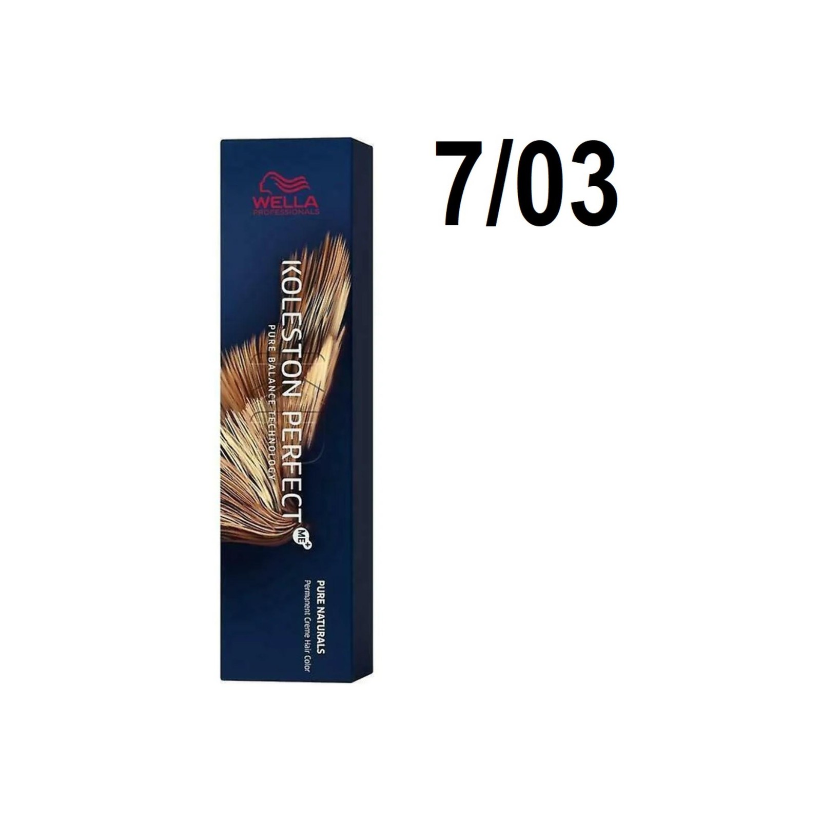 Wella Koleston Perfect ME+ Pure Naturals Medium Blonde Natural Gold 7/03 2 oz
