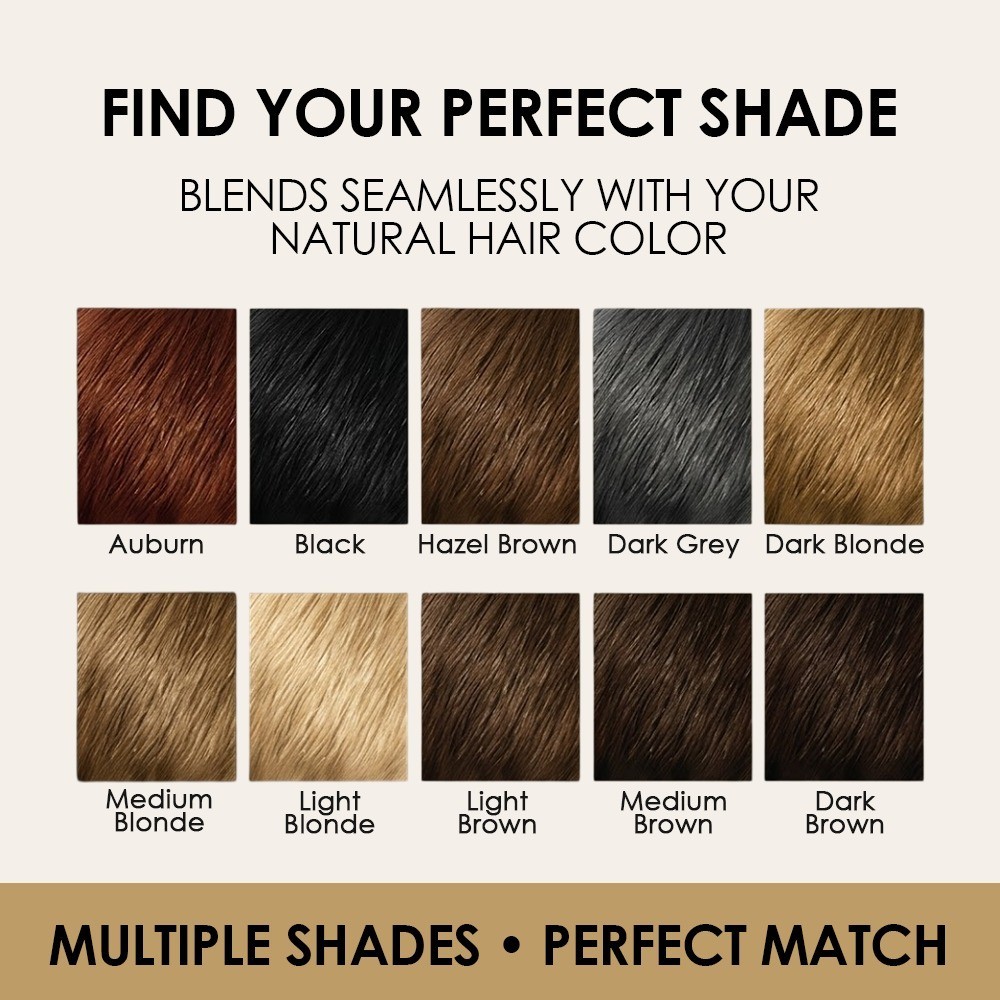 Volufy Hairline Powder , Root Touch up powder Hair Fiber For Thinning Hair