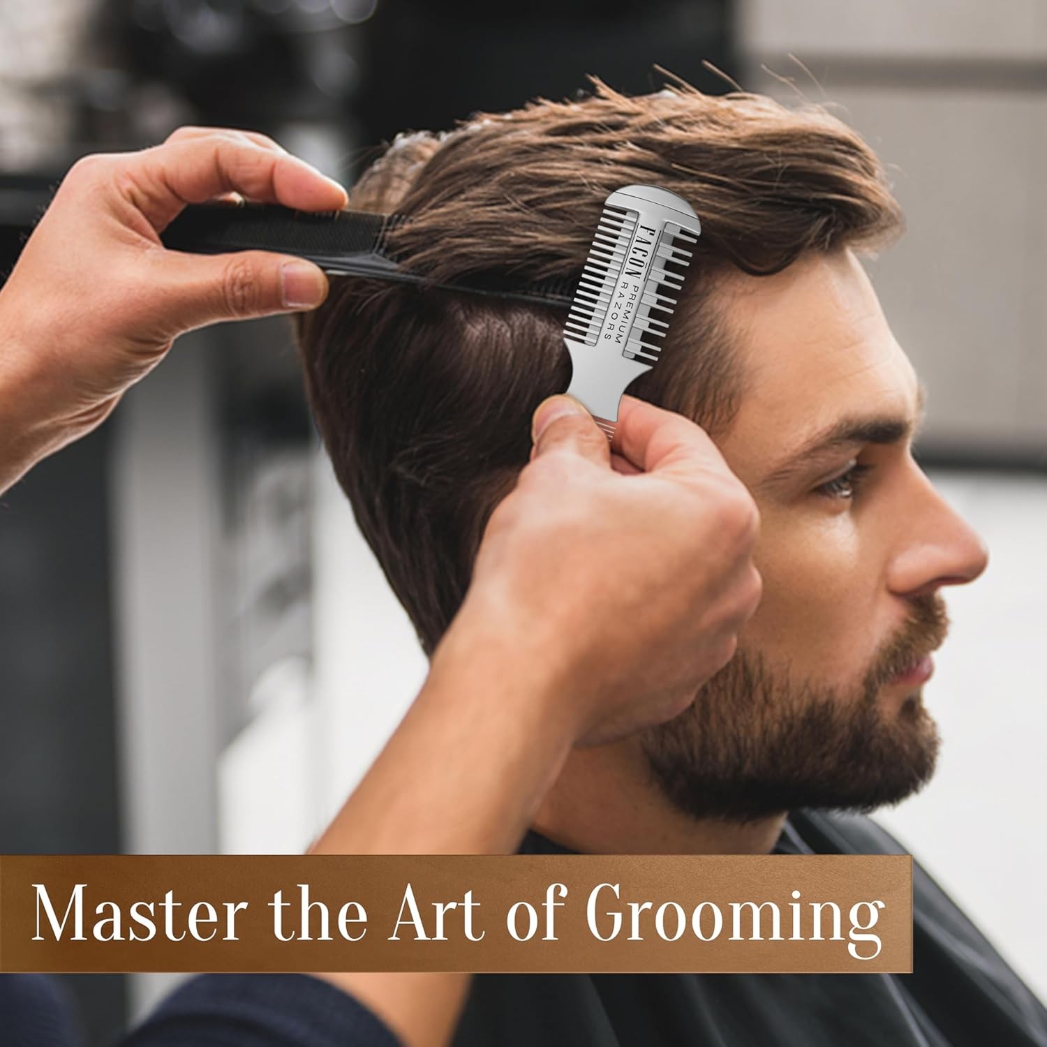 Facón Razor Comb for Hair Cutting – Professional Standard Size