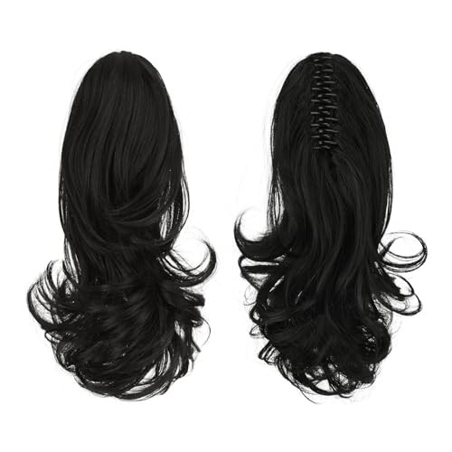 13″ Ponytail Extension Long Curly Ponytail Clip in Claw Hair Extension