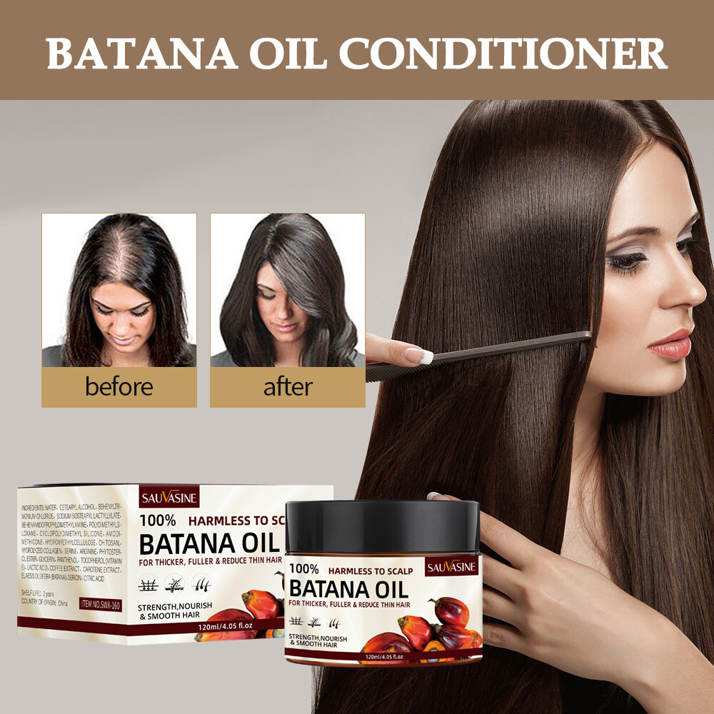 Natural 100% Batana Oil for Hair Growth Hair Loss Treatment Men Women Hair Care