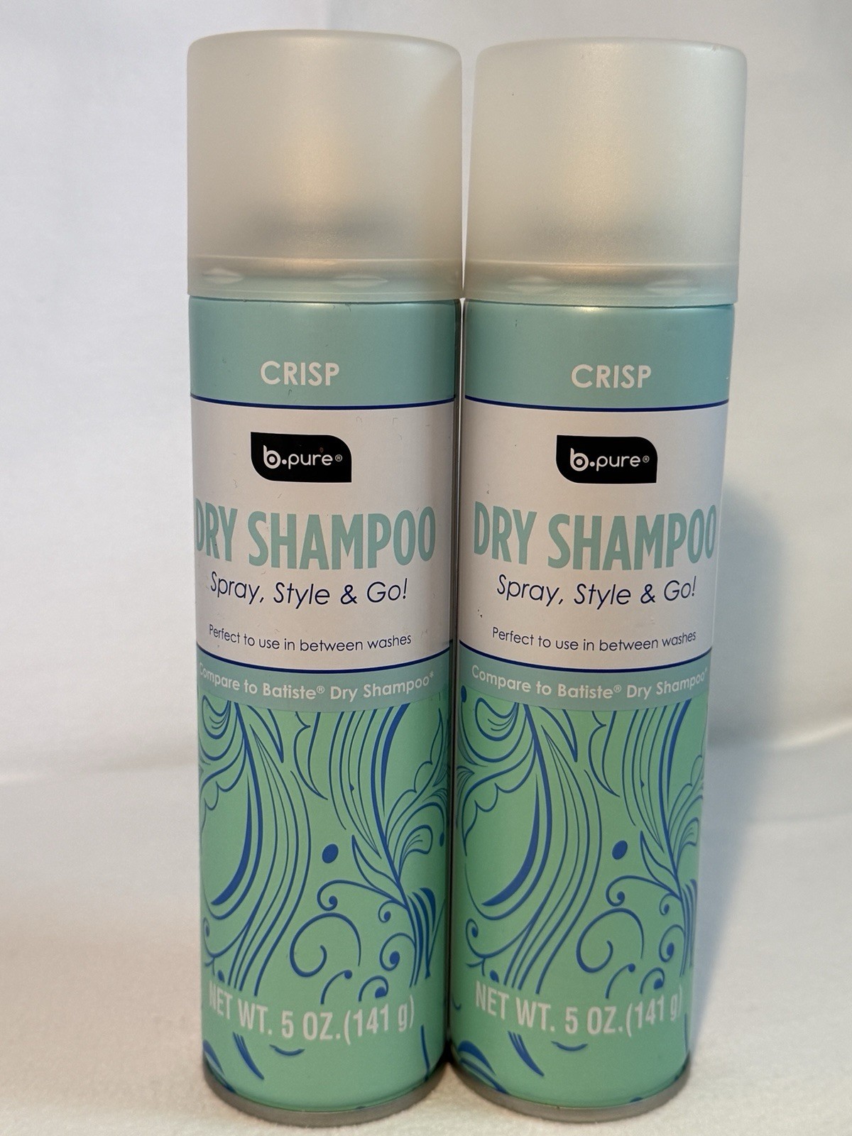 B Pure Crisp Dry Shampoo Spray Standard Size 5 oz (141 g) set of 2