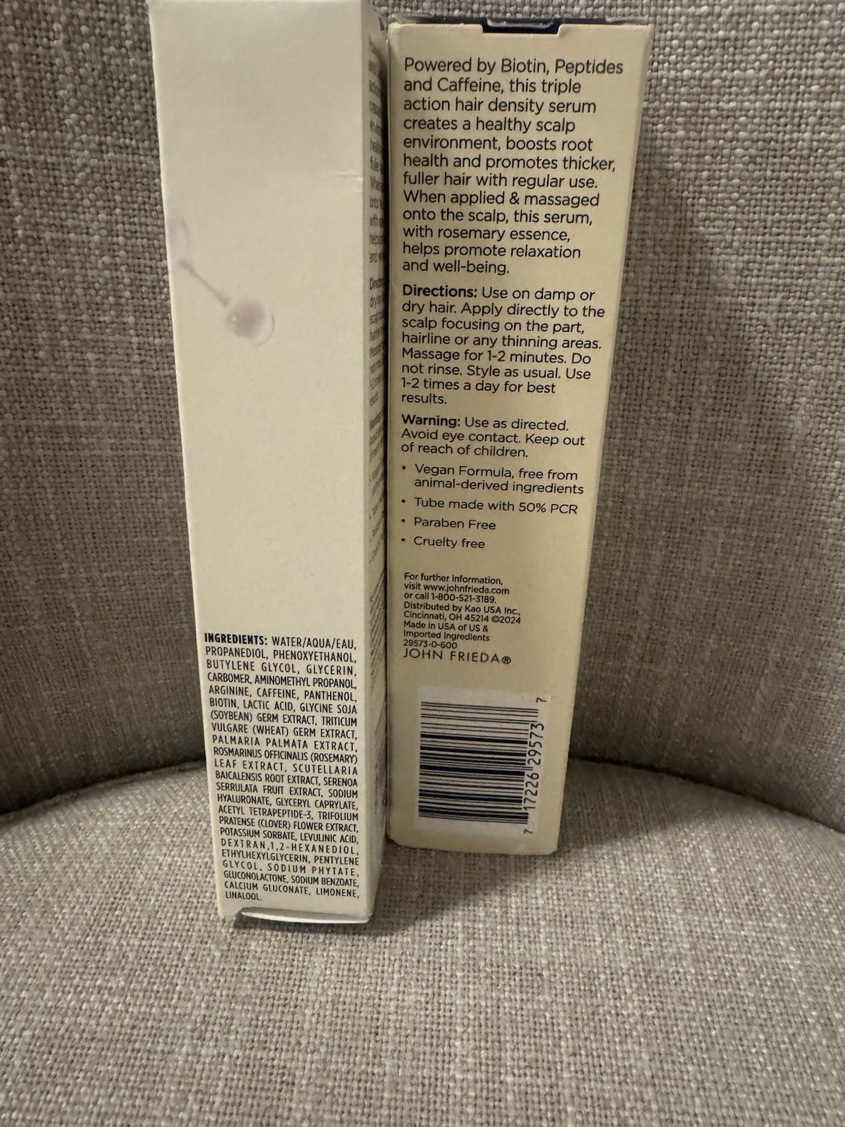 John Frieda Ultra Filler+ Hair Density Scalp Serum Fine Hair Thickening 2oz
