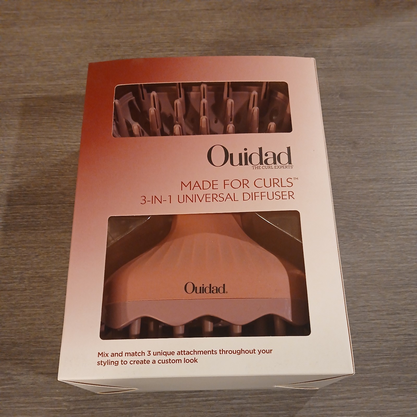 Ouidad Made For Curls 3-in-1 Universal Diffuser Dryer Attachment, Pink