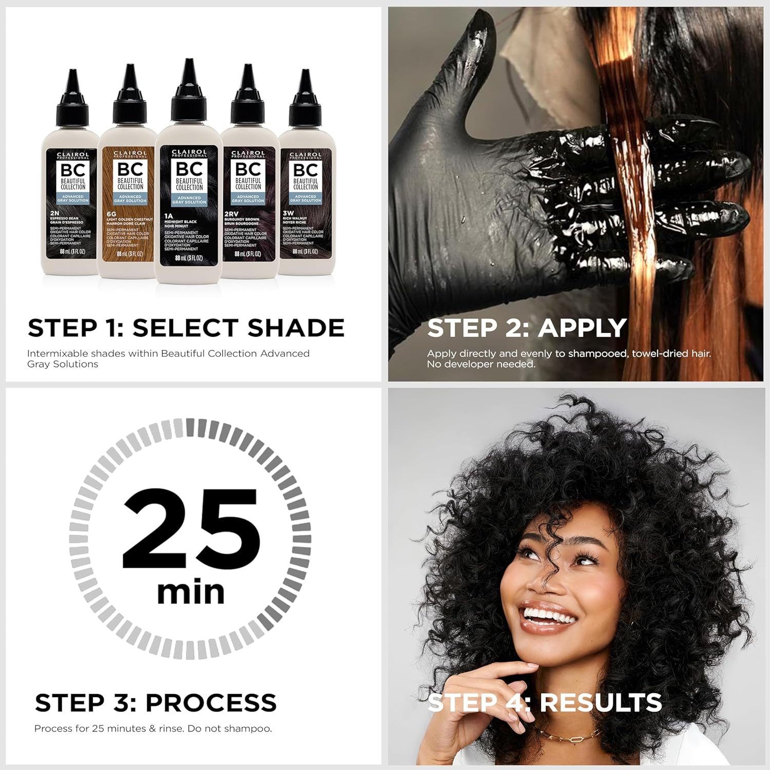 Clairol Professional Beautiful Collection Advanced Gray Solutions | Semi-Permane