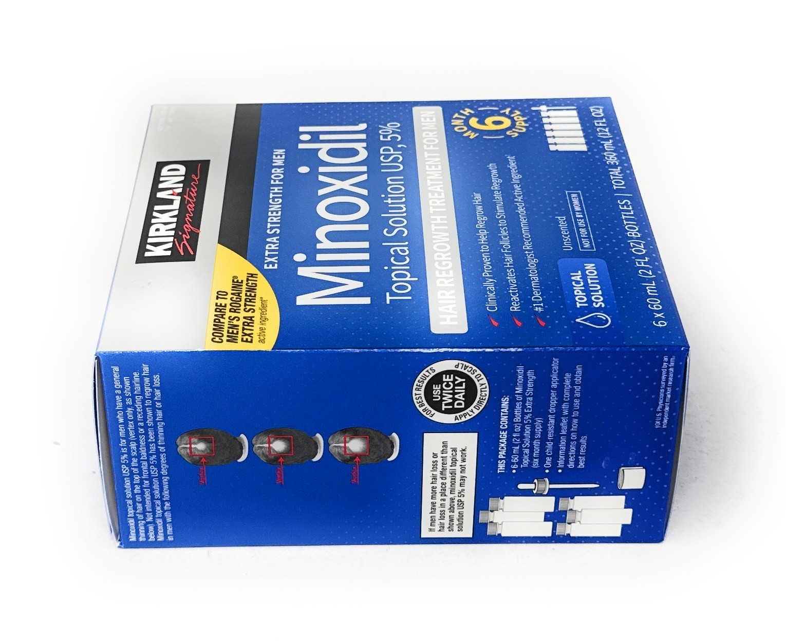 Kirkland Signature Minoxidil 5% Extra Strength Men Hair Regrowth Original