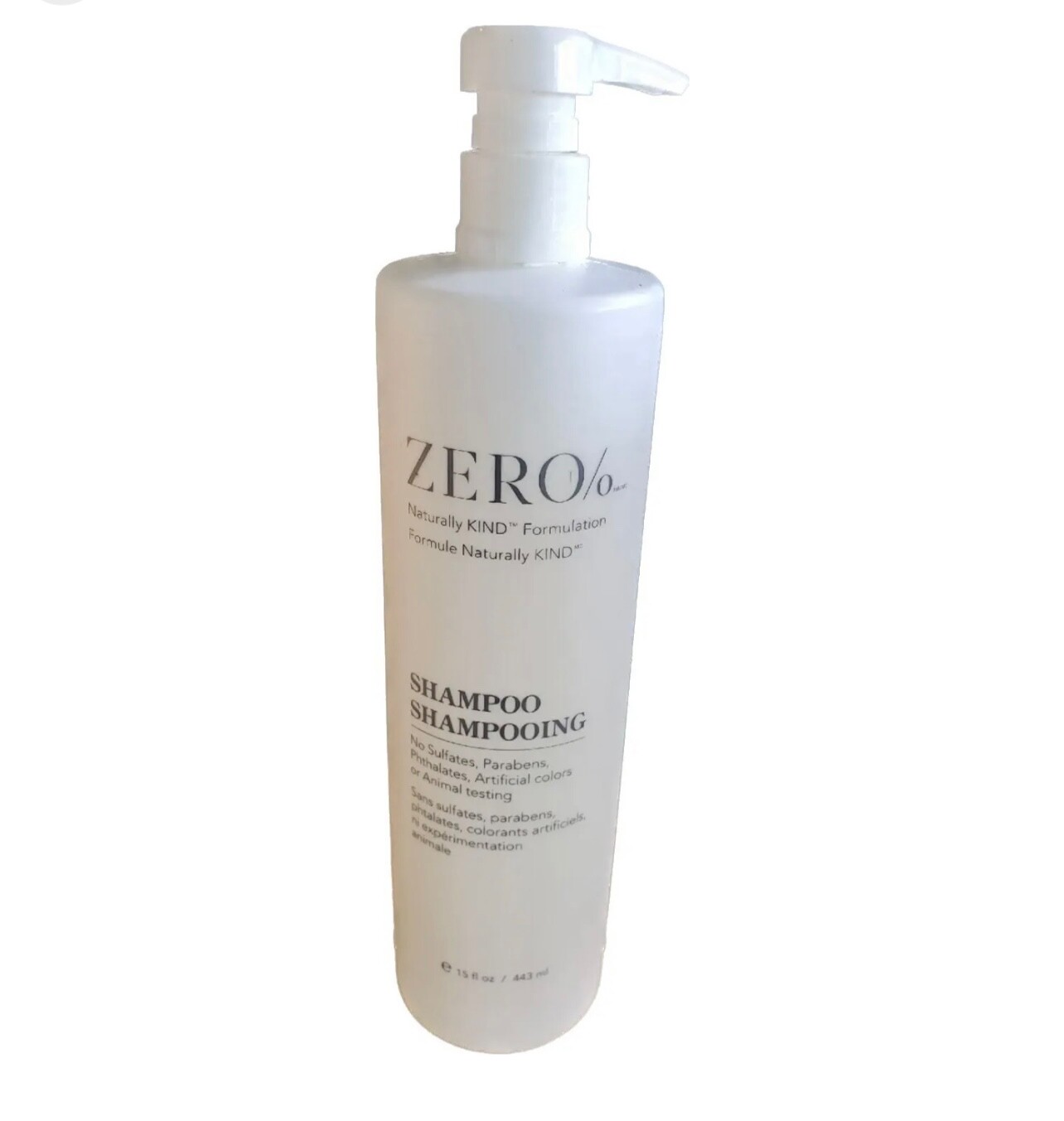 Zero% 15oz X1Shampoo 1 Conditioner 1 Shower Gel 1 Lotion 1 Hand wash 5 Bracket