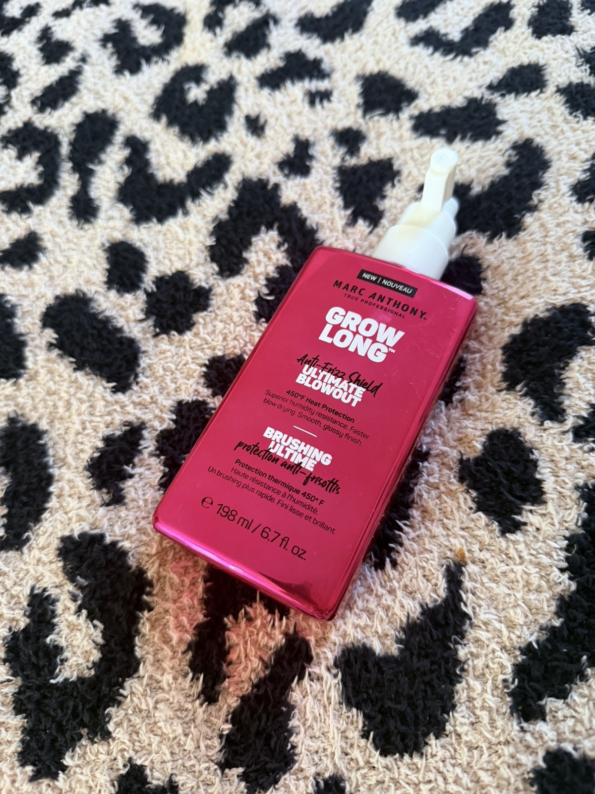 Marc Anthony GROW LONG Anti-Frizz Shield Ultimate Blowout Spray, 6.7 oz