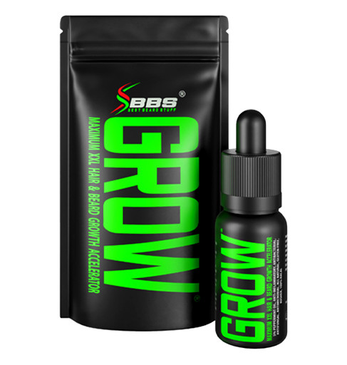 GROW MAX XXL Beard & Mustache Accelerator – #1 FACIAL HAIR GROWTH OIL WORLDWIDE!