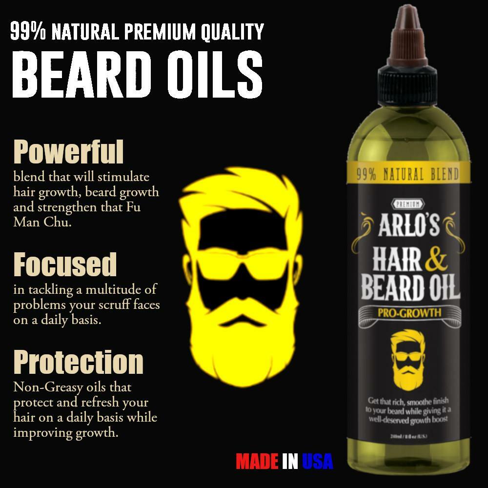 Arlo’s Pro-Growth Hair and Beard Oil 8 oz.