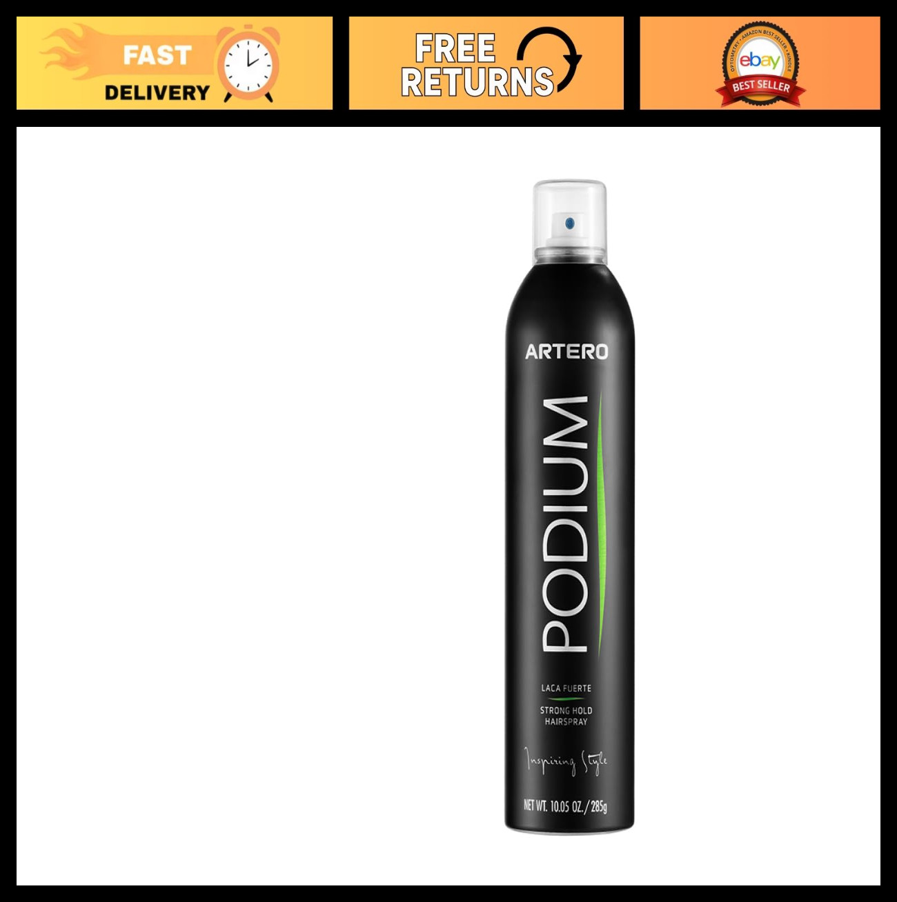 Strong Hold Hairspray for Dogs & Cats – Long Lasting Shaping Spray, Fast Drying,
