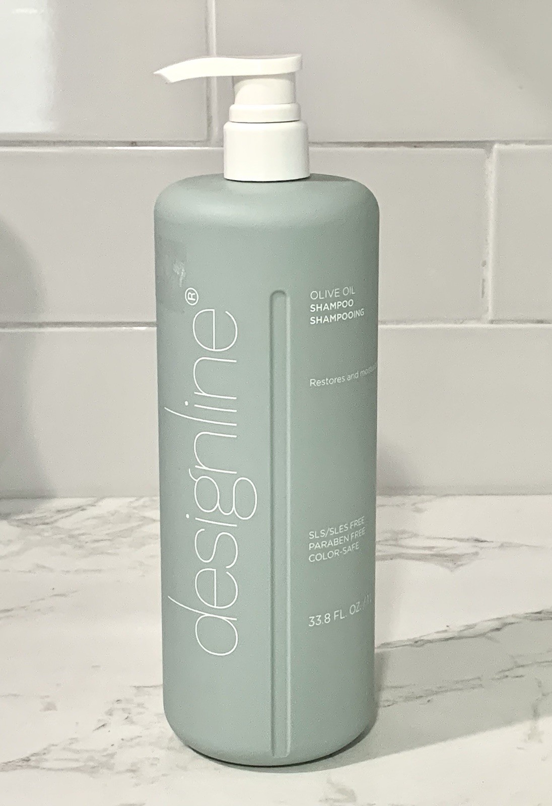DESIGNLINE Olive Oil Shampoo – Regis Fortified with Hydrating Olive Oil 33.8 oz
