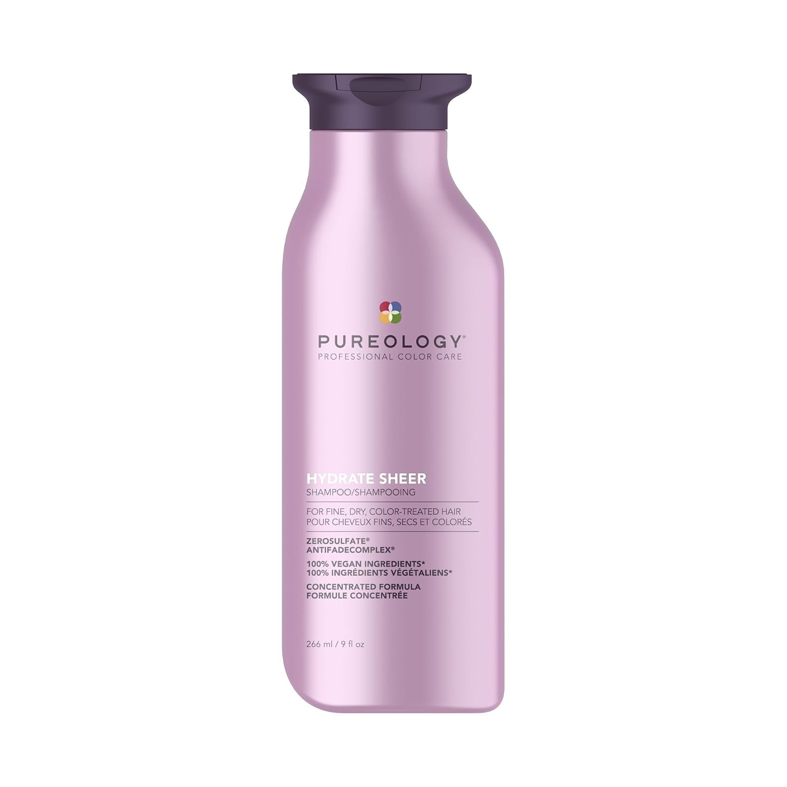 Pureology Hydrate Sheer Shampoo – Lightweight Vegan Moisturizing Shampoo