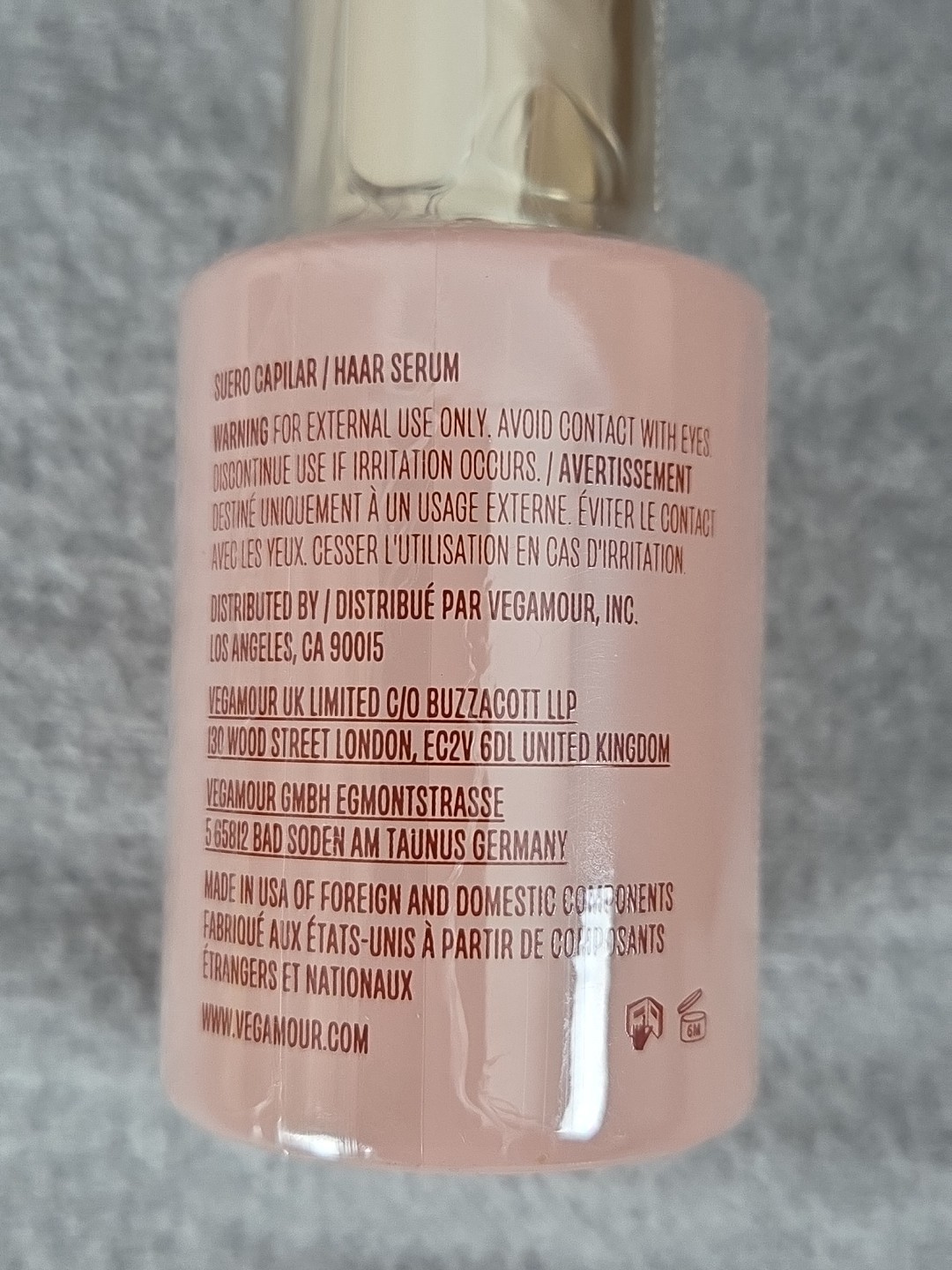 Vegamour GRO Thinning Hair Serum 90 Day Supply 3 Bottles NEW in Box Sealed