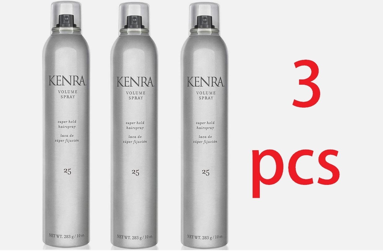 3 X Kenra #25 Volume Spray 10oz – Brand New (50%VOC)