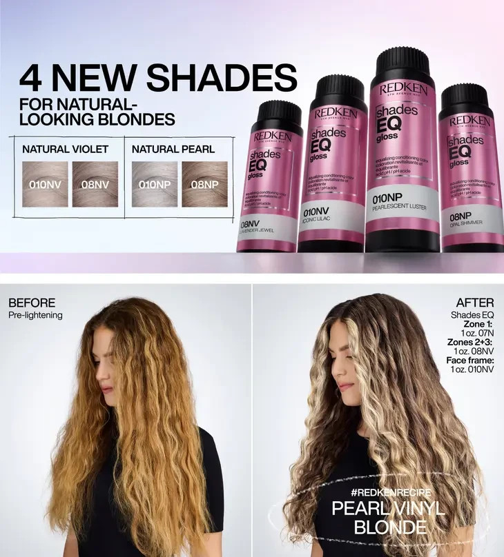 Redken Shades EQ Conditioning Color Toner Gloss 2oz – Full Range