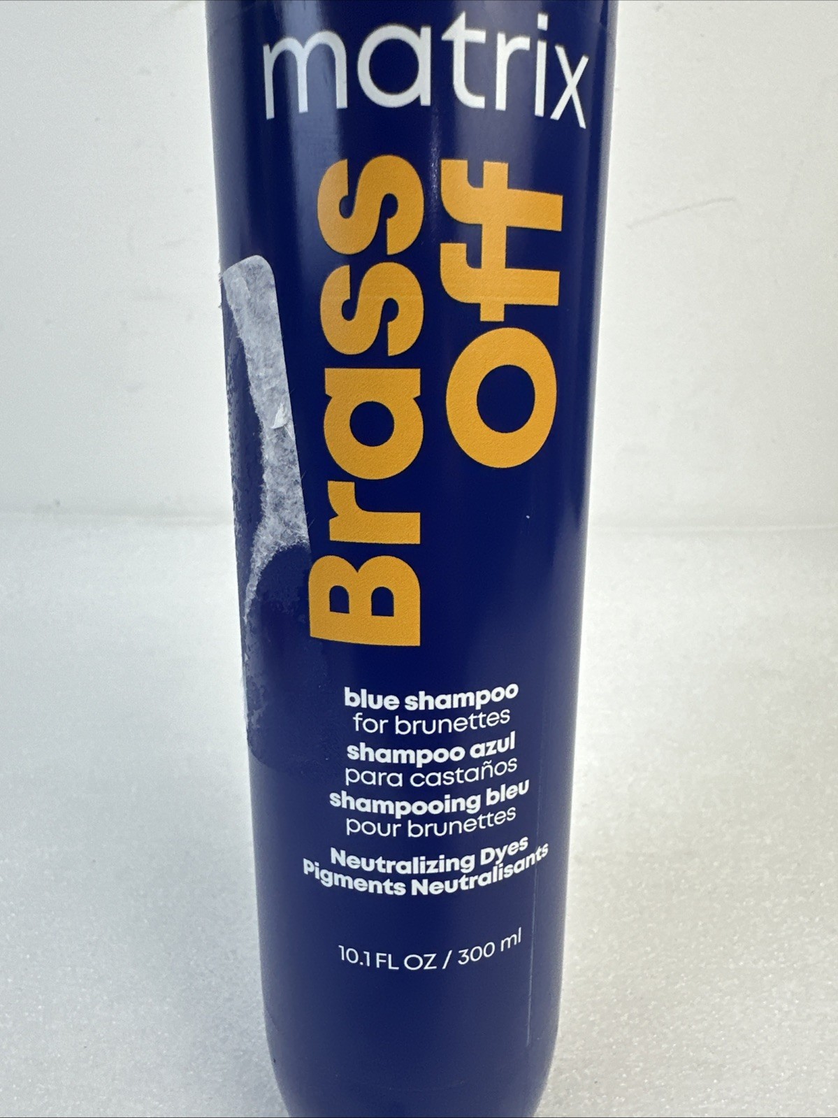MATRIX BRASS OFF Blue Shampoo for Brunettes Neutralizes Dyes ~ 10.1 fl. oz.