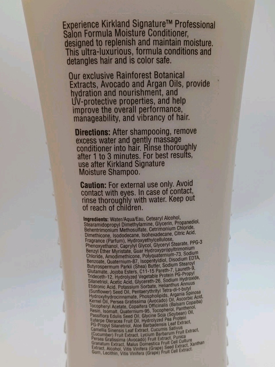 Kirkland Signature Professional Salon Formula Moisture Conditioner 33.8oz NEW